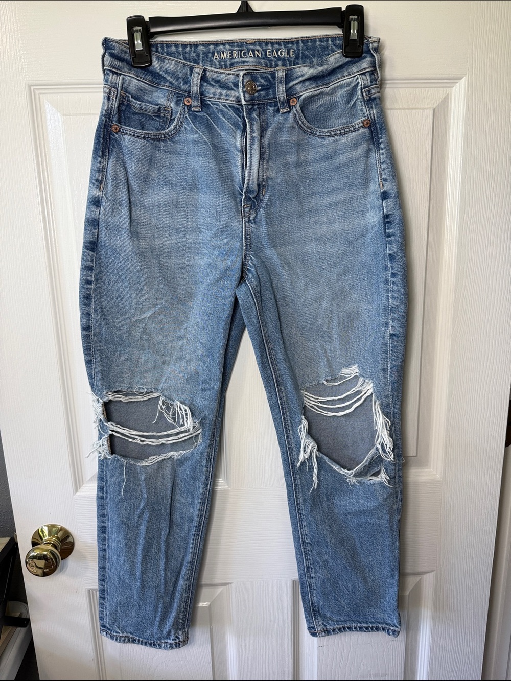 American Eagle Outfitters Light Blue Mom Jeans